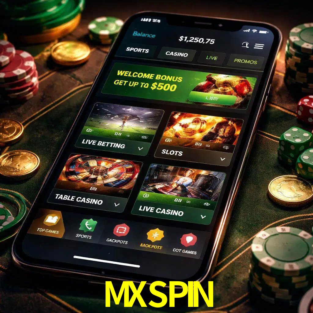 Diseño de juegos móviles MXSPIN para usuarios en México